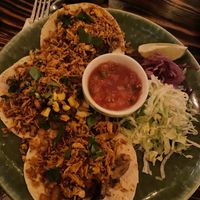 Vegan tacos  at Guaka in Lisbon
