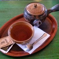 tea serving at Cajarna Stari Most in Novo Mesto