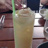 Lychee limeade mocktail at Krill in Durham