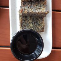 Chive pancakes at Krill in Durham