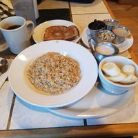 The oatmeal with many toppings! at Christie's Kitchen in Redmond