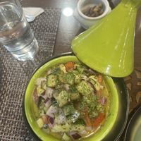Salads  at Le Petit Amandier in Marseille