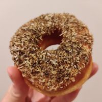 Coconut chai doughnut (vegan) at koé donuts in Kyoto
