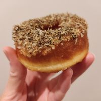 Coconut chai doughnut (vegan) at koé donuts in Kyoto