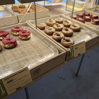 vegan options labelled at koé donuts in Kyoto