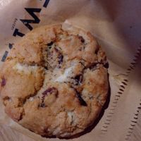 White chocolate and cranberry cookie at Twist Artisan Bakery in Dublin
