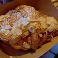 Almond croissant at Twist Artisan Bakery in Dublin