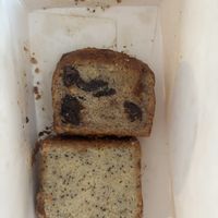 Chocolate banana bread and lemon and poppy seed loaf  at Twist Artisan Bakery in Dublin