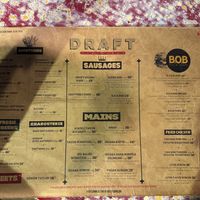 Beer Menu  at Draft Acıbadem in Istanbul