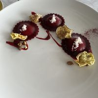 Beetroot ravioli   at Otto Ristorante in Sydney