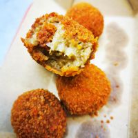 Inside the kroket at Fries and More  in Brussels