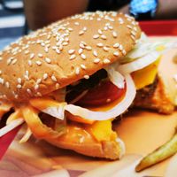 Burger at Fries and More  in Brussels