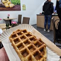 Waffle without topping at Fries and More  in Brussels