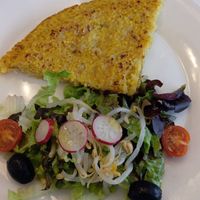 Tortilla de mijo at Vegano A Seimeira in Lugo