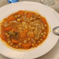 Chick pea/Cabbage Stew, delicious! at Vegano A Seimeira in Lugo
