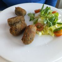 Croquettes at Vegano A Seimeira in Lugo