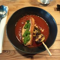 Soupe froide at V&G Gastro in Avignon