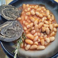 Fagioli all'uccelletto at Agriturismo Ristorante Il Melograno di Banditella in Grosseto