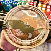 Falafel and hummus salad  at BFS - Caffè Nero in Belfast