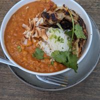 Coconut Chickpea Curry (Special) at The Coterie in Korumburra