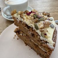 Carrot cake - so delicious !  at The Coterie in Korumburra