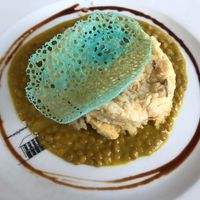 Rice cake with lentil curry   at IS THE TIME in Amora