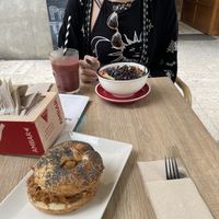 Pulled pork without coleslaw  at Kaffeina Brunch & Specialty  in Valencia