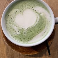 Matcha latte with soy milk  at Fit Cake Suwałki Kościuszki  in Suwalki