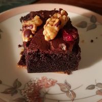 Brownie at Lente - Vegan Patisserie in Gouda