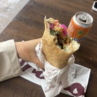 Deluxe vegan chicken wrap  at Oricco in Dulwich Hill