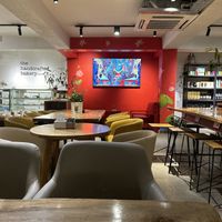 Inside   at Himalayan Java  in Kathmandu