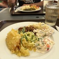Pay per weight food   at Lucky's Vege Bistro in Trebic