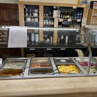 The options  at Lucky's Vege Bistro in Trebic