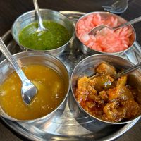 Pickle tray at Bombay Gate in Darlington