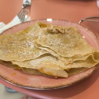 Crêpe with pumpkin jam, pears and walnuts at We Crepes in Lagos
