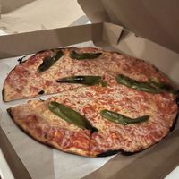 Vegan cheese and “stinger” peppers  at Colony Grill  in Fairfield