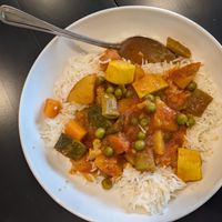VEGETABLE CURRY (vegan) at Base Camp in Ann Arbor
