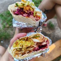 Falafel with chilly sauce at Kebab House Bone'ma in Mimon