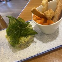 Houmous  at L'Estret in Palafrugell