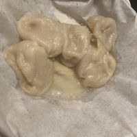 Vegan soup dumpling   at Vege Eats in Flushing