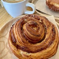 Fab pastries and coffeee  at Bean's Café in East London