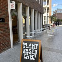   at Bean's Café in East London