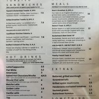   at Bean's Café in East London