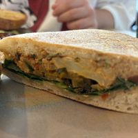   at Bean's Café in East London