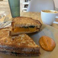   at Bean's Café in East London