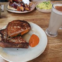  at Bean's Café in East London