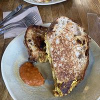   at Bean's Café in East London