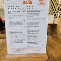  at Bean's Café in East London