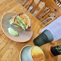  at Bean's Café in East London