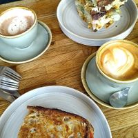   at Bean's Café in East London
